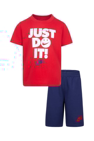 T-shirt et short - Rouge et bleu marine - Nike