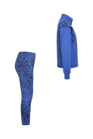 Veste et legging polaire - Bleu marine - Nike
