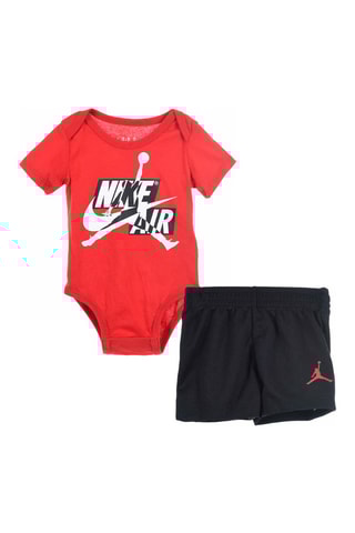 Body et short - Rouge et noir - Nike