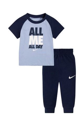 T-shirt et pantalon - Bleu nuit et ciel - Nike