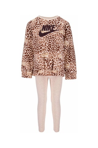 Sweat et legging Beige et marron - Nike