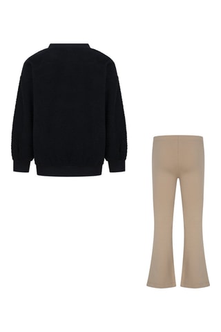 Sweat et pantalon - Beige et noir - Nike