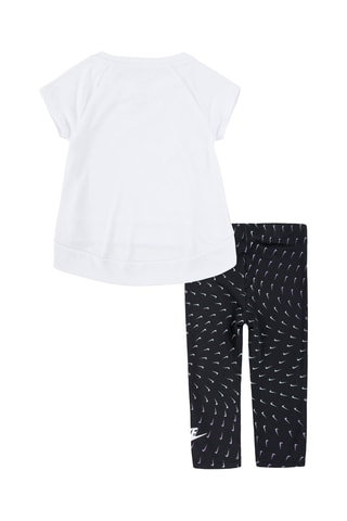 T-shirt et legging Blanc et noir - Nike
