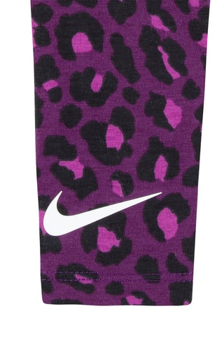 Sweat et legging Gris clair chiné et violet - Nike