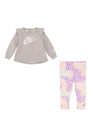Sweat et legging 
Gris et violet - Nike