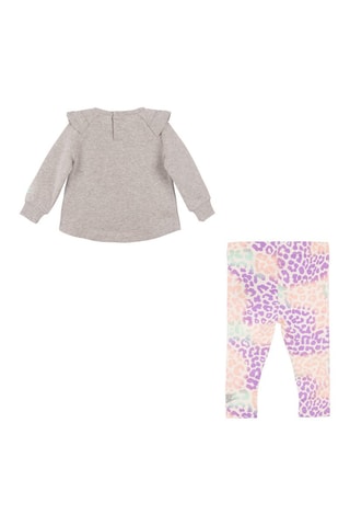 Sweat et legging 
Gris et violet - Nike