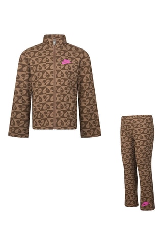 Veste et pantalon Sweet Swoosh - Beige et marron - Nike