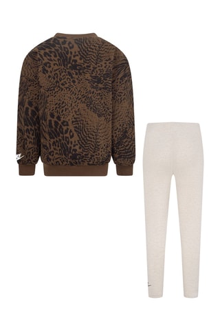 Sweat et legging Beige et marron - Nike
