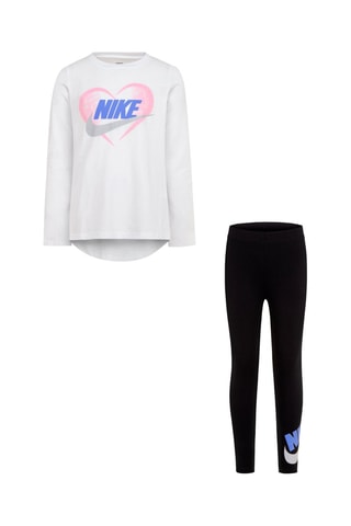 T-shirt et legging Blanc et noir  - Nike