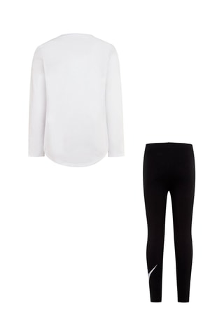 T-shirt et legging Blanc et noir  - Nike