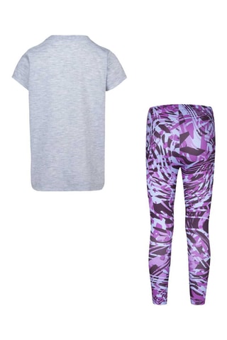 T-shirt et legging Gris et violet - Nike