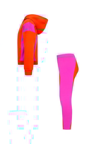 Sweat à capuche et legging Rouge - Nike