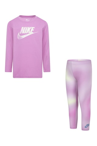 T-shirt et legging tie and dye - Rose - Nike