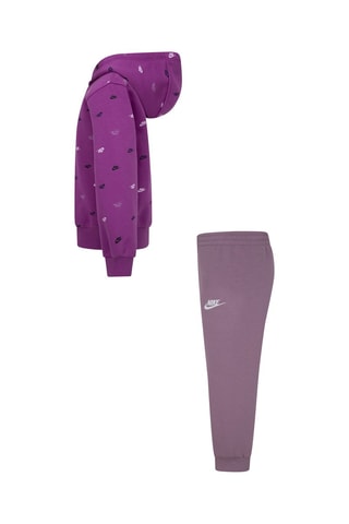 Sweat à capuche et pantalon - Violet et taupe - Nike