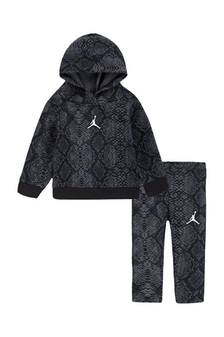 Sweat à capuche et legging - Noir et gris - Jordan