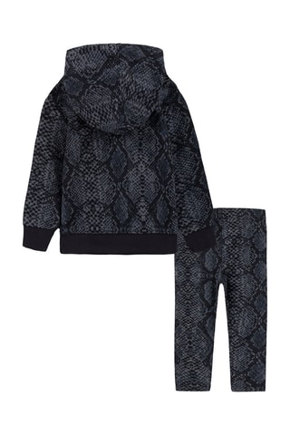 Sweat à capuche et legging - Noir et gris - Jordan