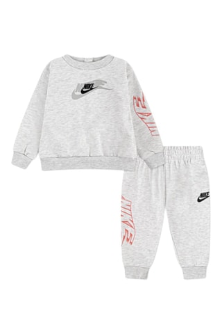 Sweat et pantalon On The Move - Gris clair chiné - Nike