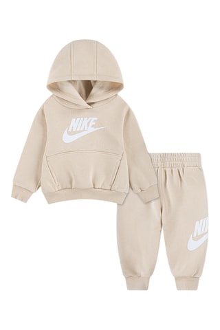 Sweat à capuche et jogging polaire - Beige