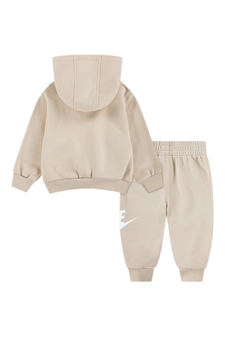 Sweat à capuche et jogging polaire - Beige