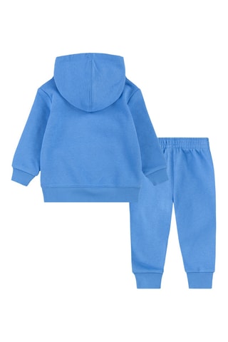 Sweat à capuche et jogging polaire - Ciel