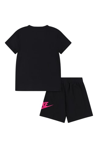 T-shirt et short - Noir et rose