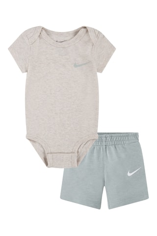 Body et short - Vert et beige