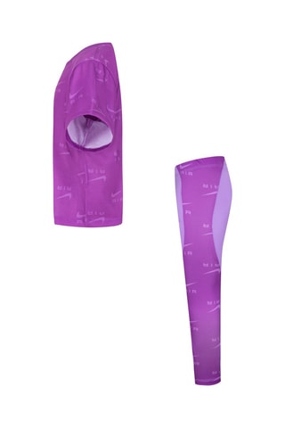 T-shirt et legging Violet et mauve - Nike