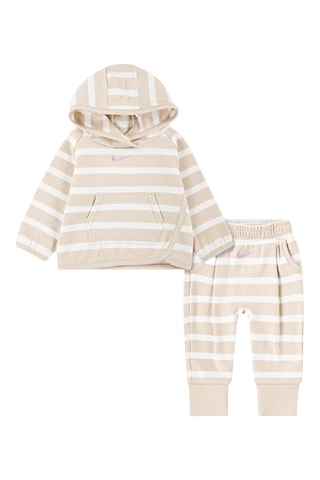 Sweat à capuche et pantalon - Beige