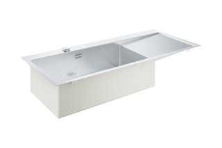 Evier en Inox 1 bac gauche