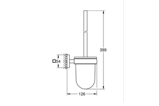 Porte-balai WC Quickglue