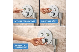  Ensemble de douche encastré Vitalio Rain Mono 310