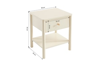 Table de chevet Cléo - 40 x 35 x 45 cm