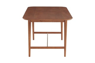 Table extensible en bois de frêne Jill - 160/201 x 90 x 75 cm