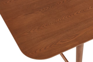 Table extensible en bois de frêne Jill - 160/201 x 90 x 75 cm