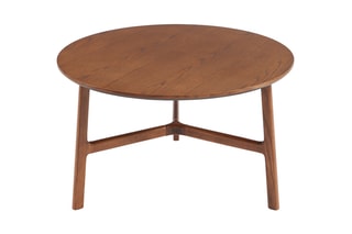 Table basse en frêne Dolly - 45 x 80 x 80 cm