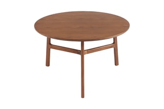 Table basse en frêne Dolly - 45 x 80 x 80 cm