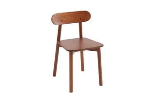 2 chaises en chêne massif Céleste - 61 x 15 cm