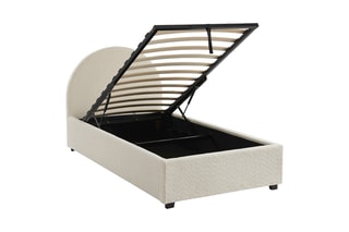 Lit-coffre en bois Olaf - Couchage 90 x 190 cm