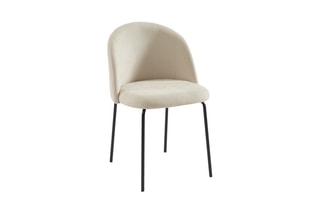 2 chaises en bois Abby - 48 x 43 cm