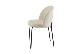 2 chaises en bois Abby - 48 x 43 cm