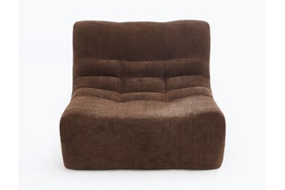 Chauffeuse Janis - Marron - 59 x 54,5 x 79,5 cm