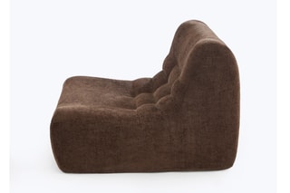 Chauffeuse Janis - Marron - 59 x 54,5 x 79,5 cm