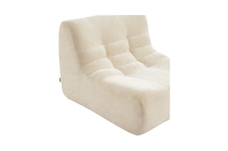 Chauffeuse Janis - Ecru - 59 x 54,5 x 79,5 cm