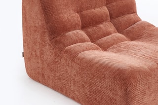 Chauffeuse Janis - Terracotta - 59 x 54,5 x 79,5 cm