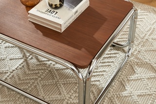 Table basse en noyer Maggy - 120 x 60 x 35 cm