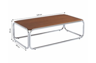 Table basse en noyer Maggy - 120 x 60 x 35 cm