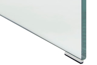 Table de chevet en verre trempé Ginza - 50 x 40 x 30 cm