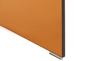 Table de chevet en verre trempé Ginza - 50 x 40 x 30 cm
