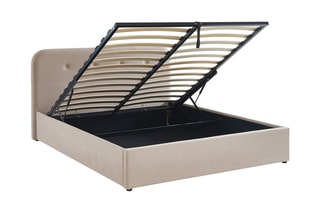 Lit-coffre en bois Knut - 140 x 190 cm
