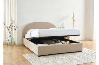 Lit-coffre en bois Olaf - Couchage 160 x 200 cm